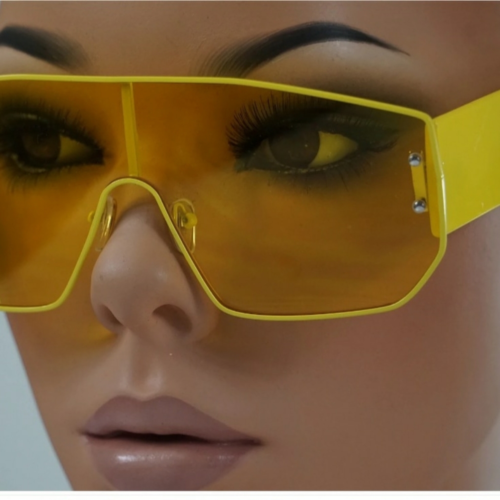New Women Yellow Sunglasses